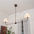 Norli Modern Linear LED Chandelier Metal Living Room Bedroom
