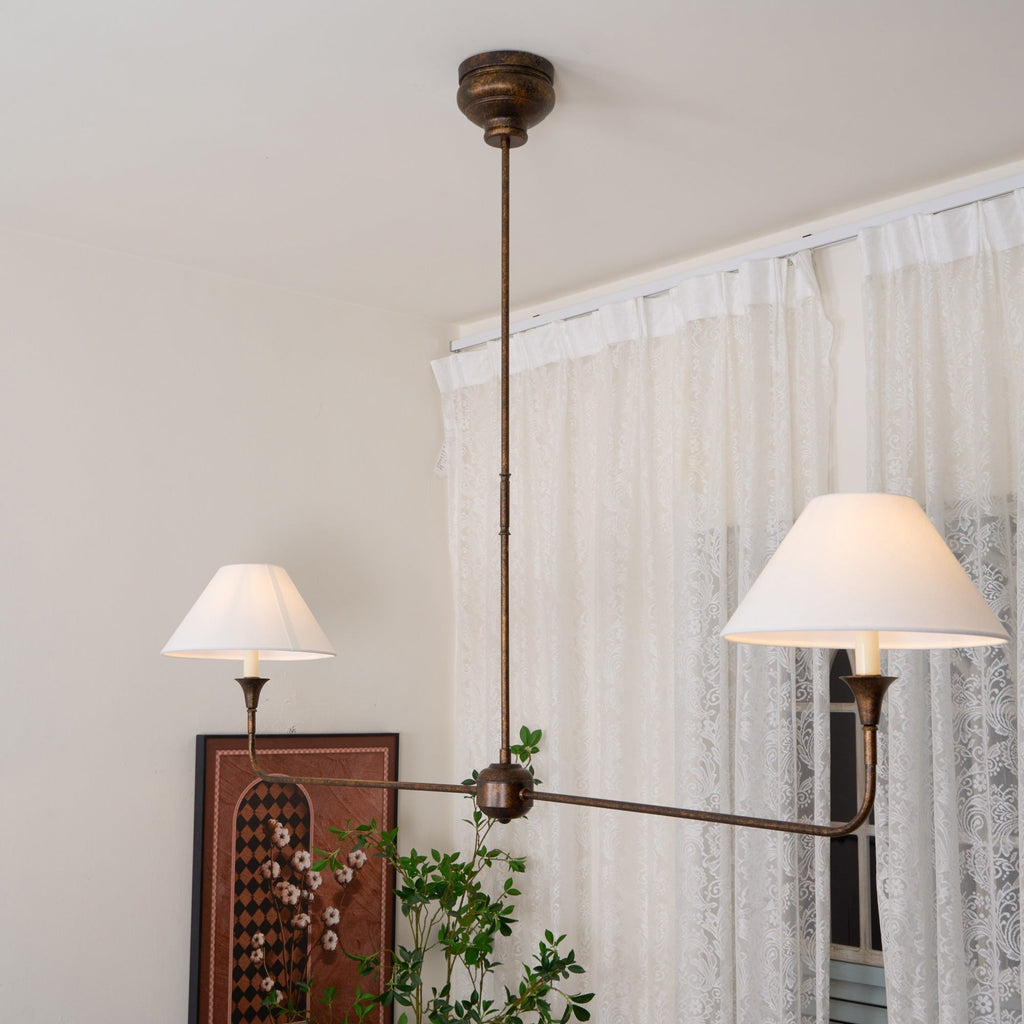 Norli Modern Linear LED Chandelier Metal Living Room Bedroom