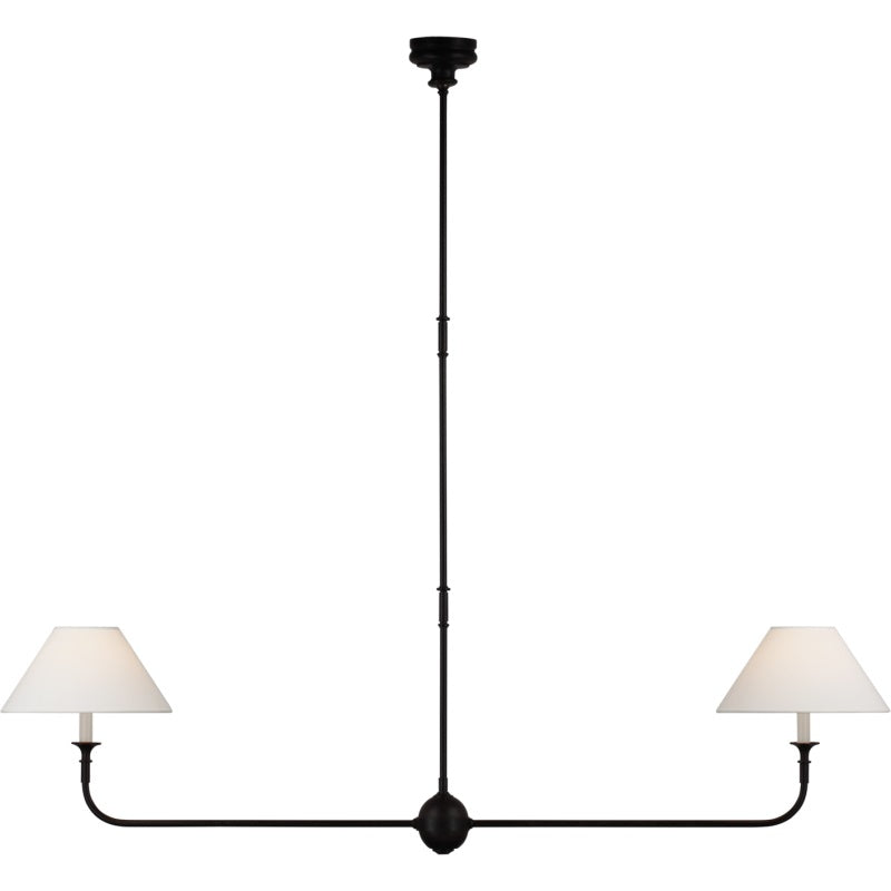 Norli Modern Linear LED Chandelier Metal Living Room Bedroom