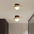 Ritta Minimalist Travertine Ceiling Light