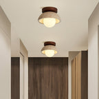 Ritta Minimalist Travertine Ceiling Light