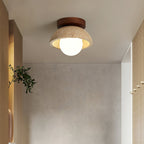 Ritta Minimalist Travertine Ceiling Light