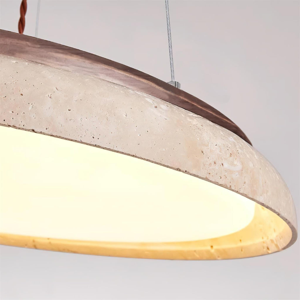 Ritta Piedra Travertine Pendant Light
