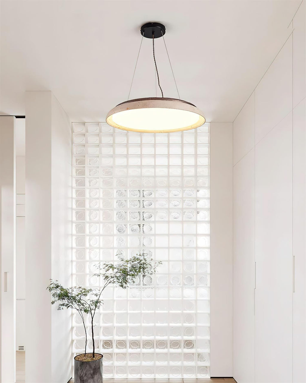 Ritta Piedra Travertine Pendant Light