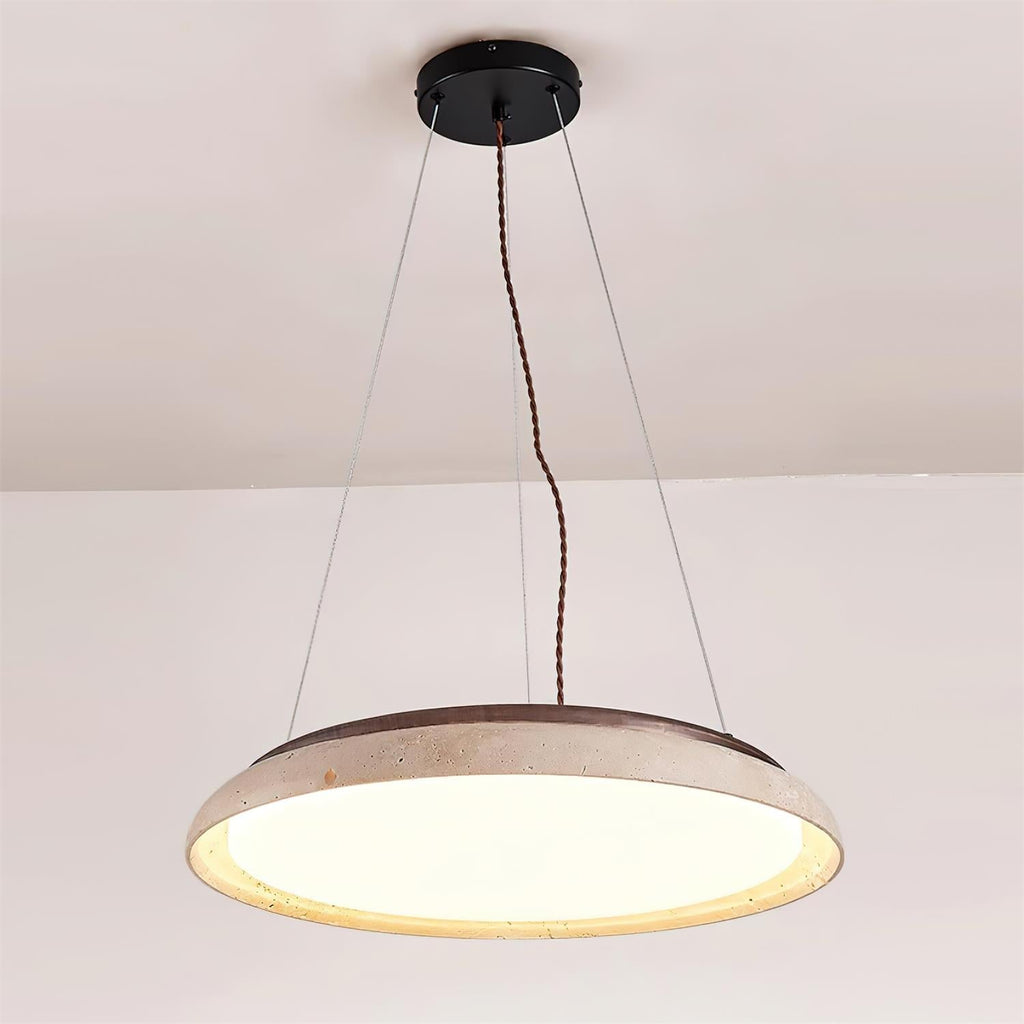 Ritta Piedra Travertine Pendant Light