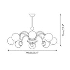 Pivone 8-Light Globe Chandelier