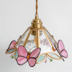 Tiffany Butterfly Stained GlassPendant Light