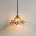 Tiffany Butterfly Stained GlassPendant Light