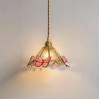 Tiffany Butterfly Stained GlassPendant Light