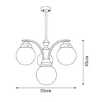 Pink Salamanca Chandelier