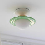 Ceiling Light Playful Planet Shape Soft Glow Whimsical Modern