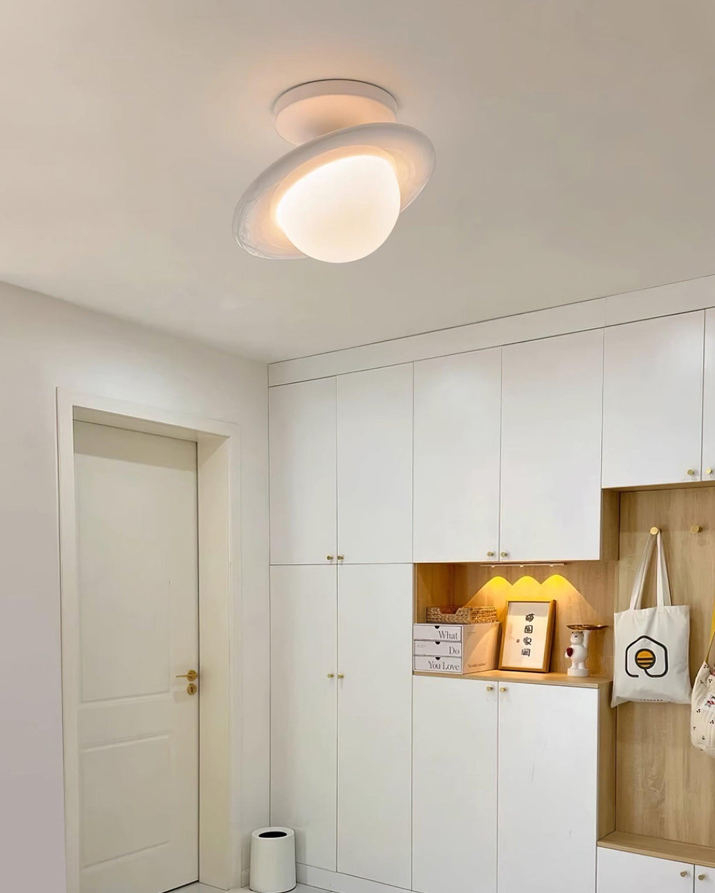 Ceiling Light Playful Planet Shape Soft Glow Whimsical Modern
