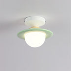 Ceiling Light Playful Planet Shape Soft Glow Whimsical Modern