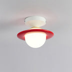 Ceiling Light Playful Planet Shape Soft Glow Whimsical Modern