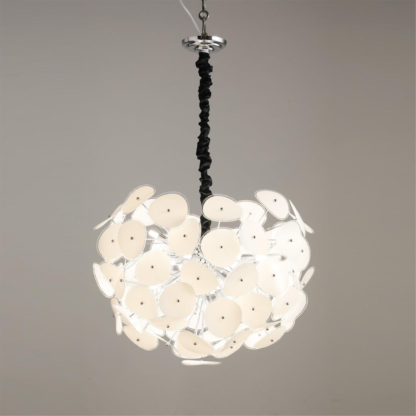 Thera Artistic Glass Globe Chandelier
