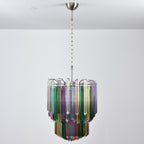 Aurora Chandelier Murano Glass Colorful Prism
