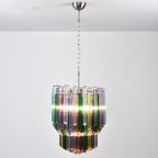 Aurora Chandelier Murano Glass Colorful Prism