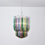 Aurora Chandelier Murano Glass Colorful Prism