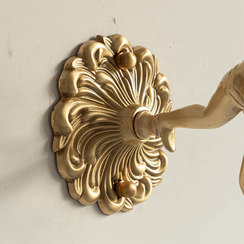 Arque Glass Rose Wall Lamp