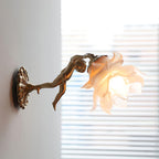 Arque Glass Rose Wall Lamp