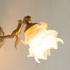 Arque Glass Rose Wall Lamp