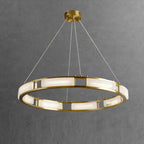 Symiria Luxury Alabaster Ring Pendant Light