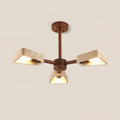 Feyno Travertine & Wood Ceiling Light