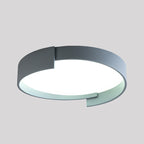 Arisha Modern Round Flush Mount Ceiling Light LED Double Layer