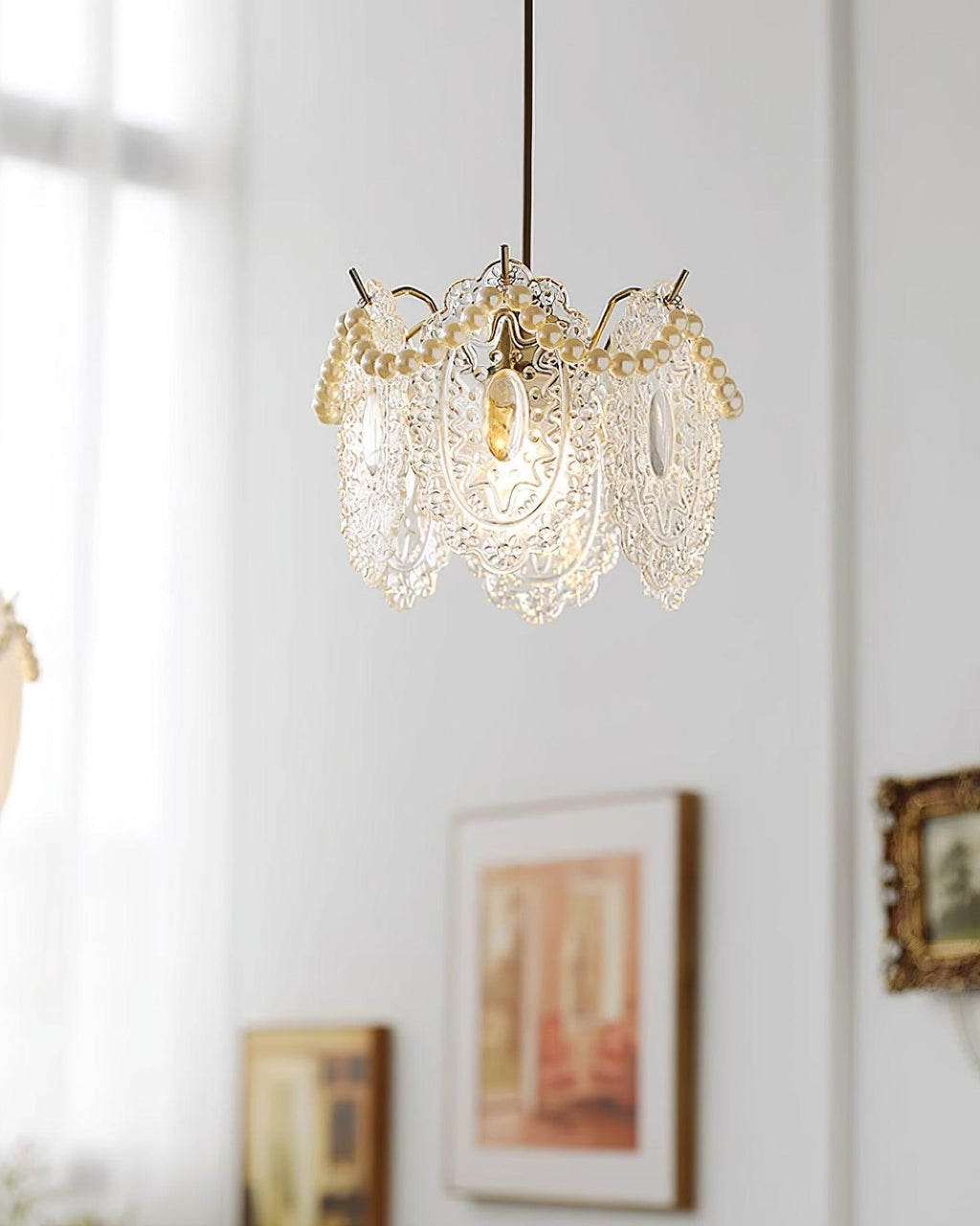 Elysia Glass Shade Pendant Light