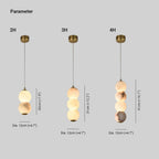Ritta Alabaster  Pendant Light Head 2 /3/4