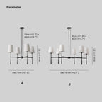 Valea Chandelier Head 4/6 Mid-century - product image 3