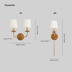 Zelu Wall Lamp Antique Candles Shape