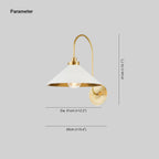 Helena Vintage Indoor Wall Lamp Brass