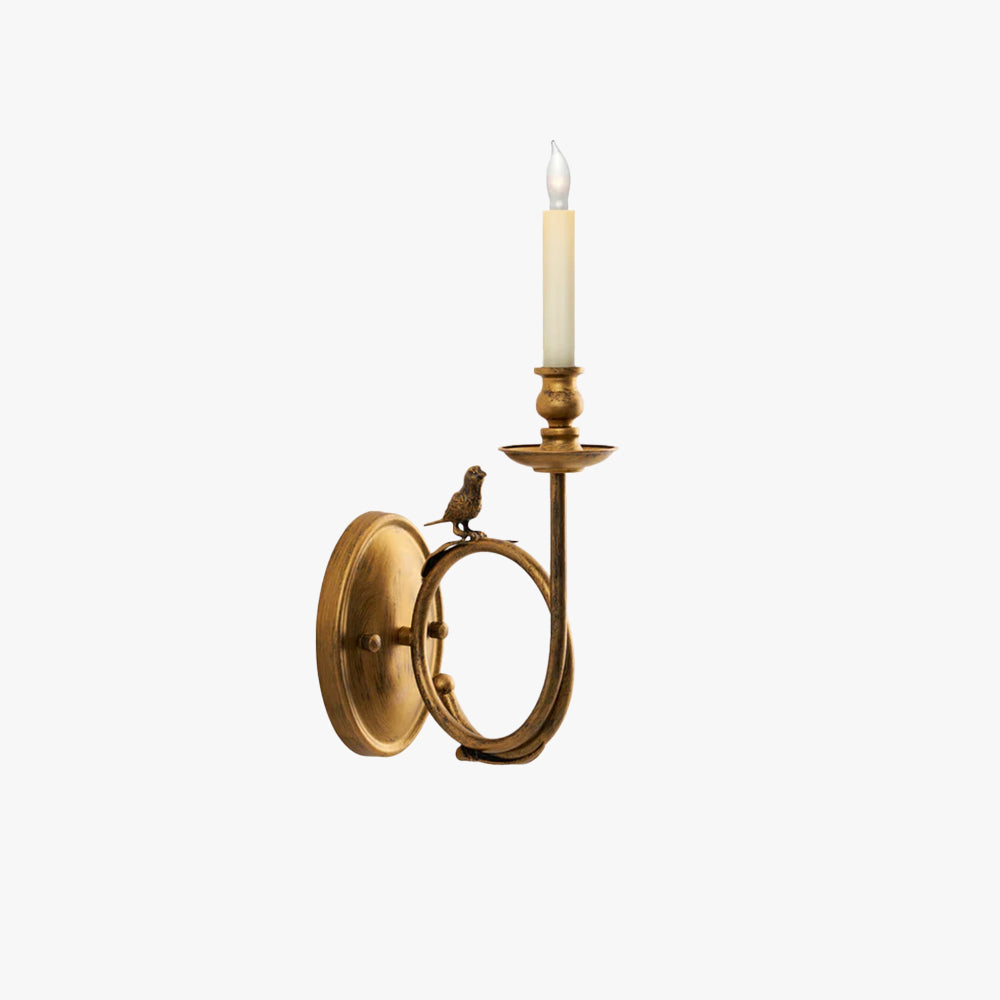 Amelo Vintage Bird Indoor Wall Sconce