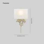 Daisy Wall Lamp Ginkgo Leaf