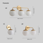 Valentina Globe Glass Wall Lamp