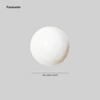 Grex Minimalist Round Alabaster Wall Lamp
