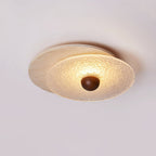 Orlora Circular Travertine Ceiling Light