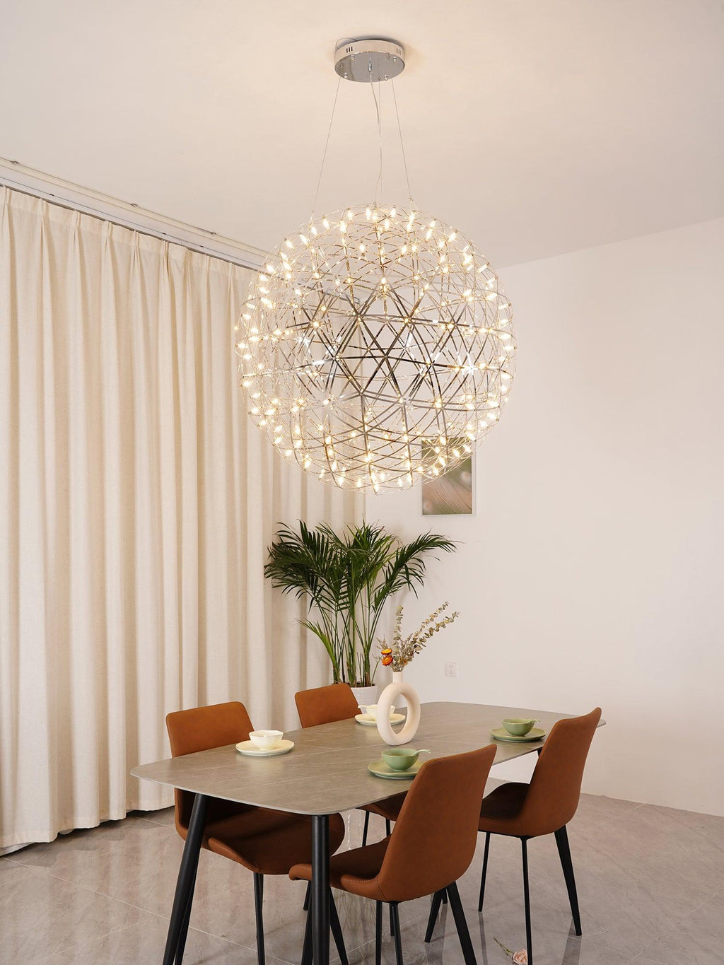 Lustra Pendant Lamp Spark Ball for Living Room