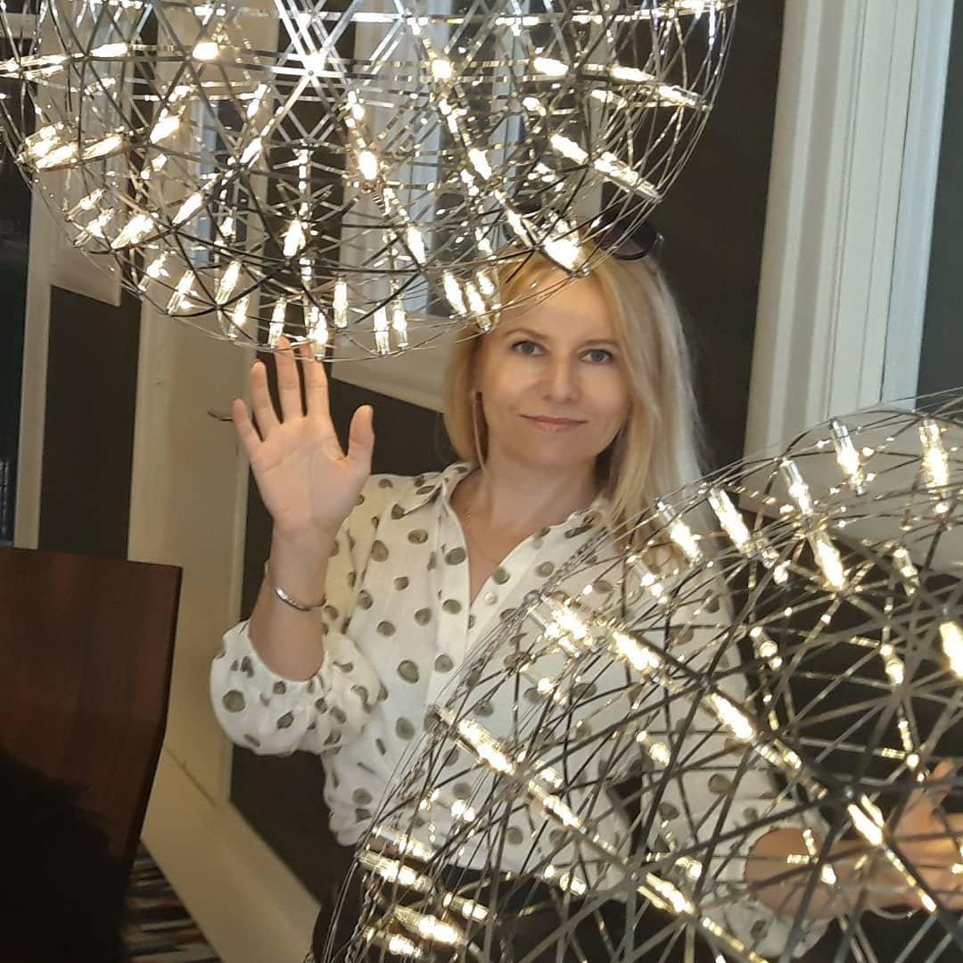 Lustra Pendant Lamp Spark Ball for Living Room