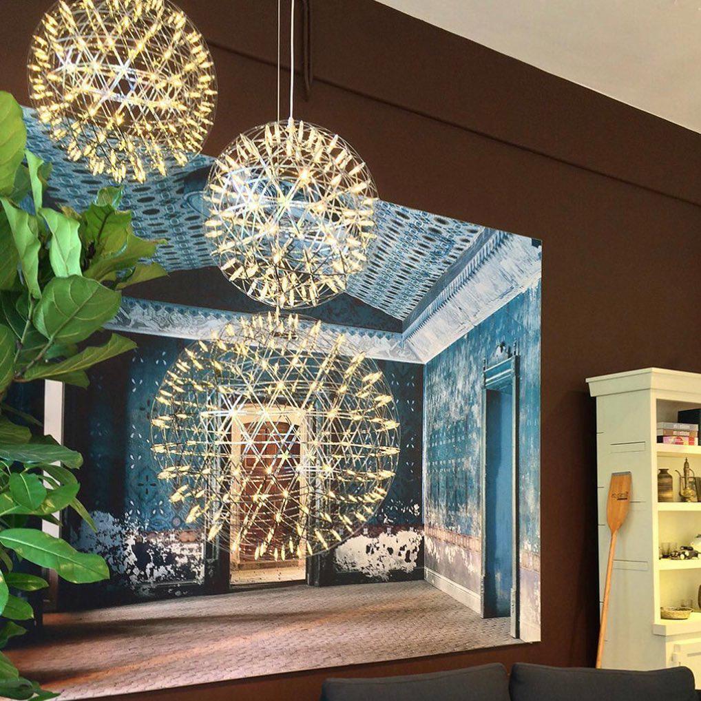 Lustra Pendant Lamp Spark Ball for Living Room