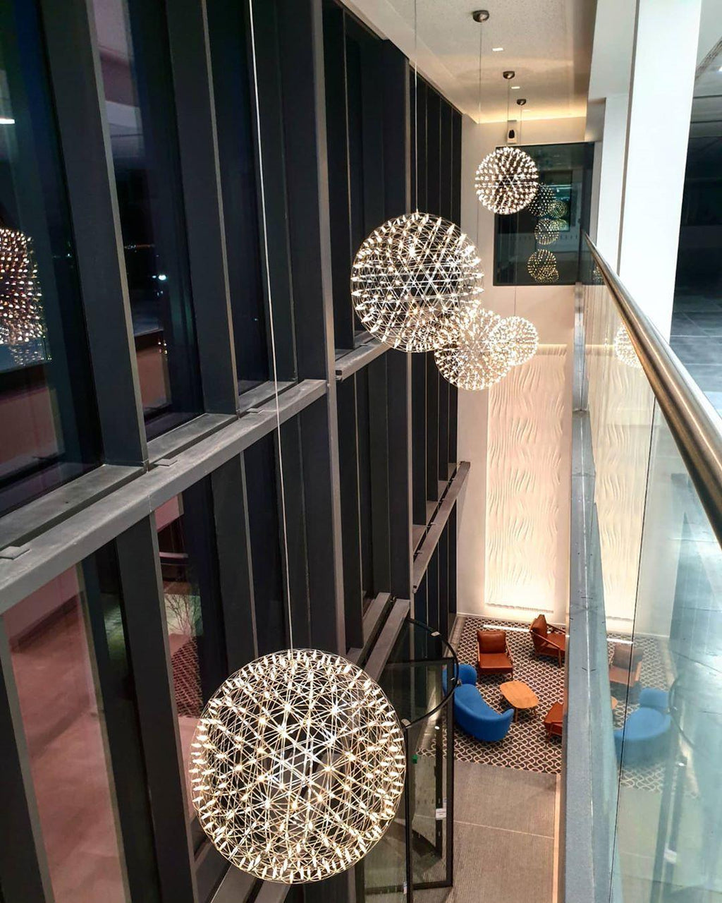Lustra Pendant Lamp Spark Ball for Living Room