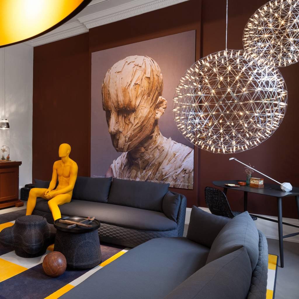 Lustra Pendant Lamp Spark Ball for Living Room