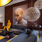 Lustra Pendant Lamp Spark Ball for Living Room