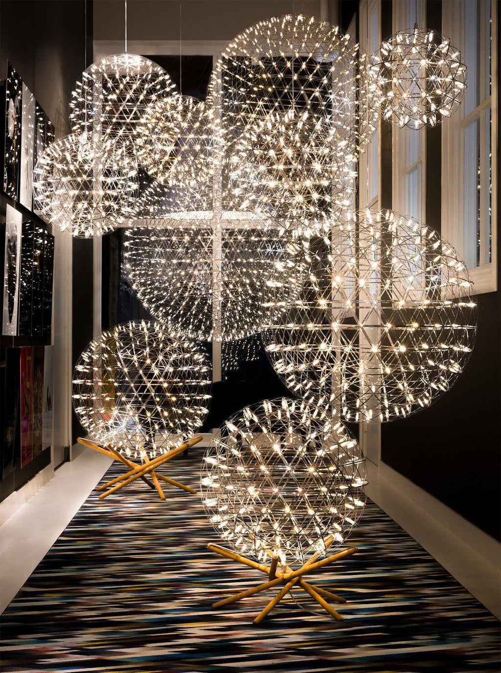 Lustra Pendant Lamp Spark Ball for Living Room