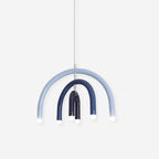 Pendant Lamp Rainbow Modern Metal Arc for Living and Dining Room