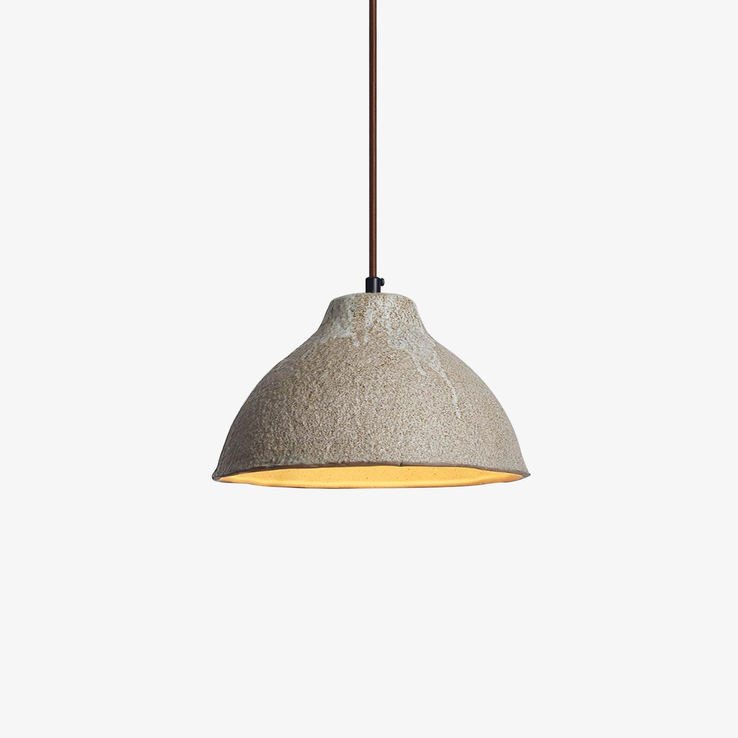 Maple Textured Ceramic Pendant Light