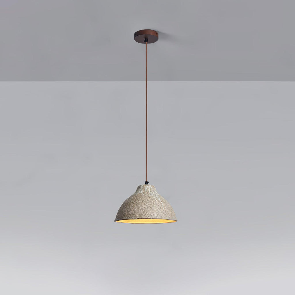 Maple Textured Ceramic Pendant Light