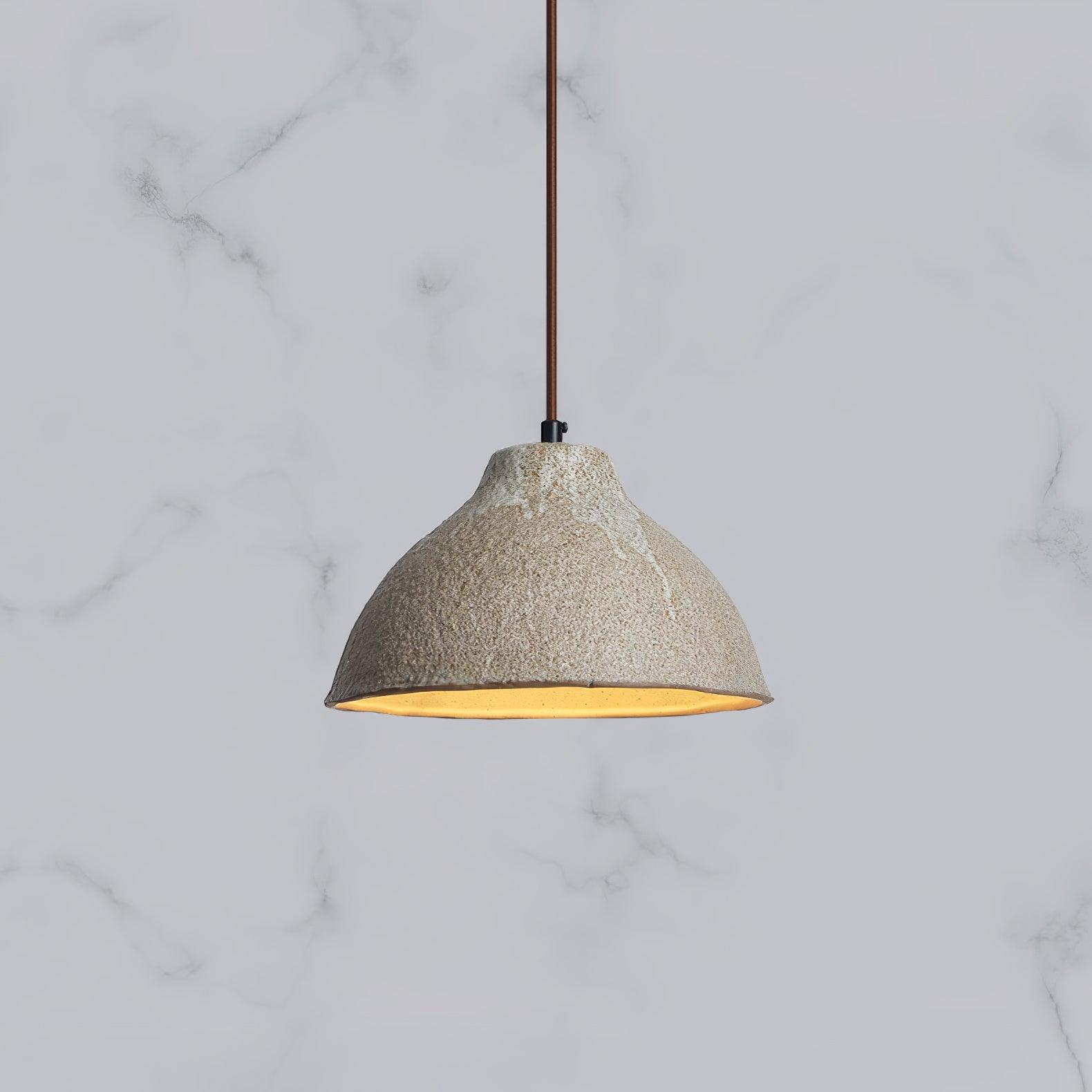 Maple Textured Ceramic Pendant Light