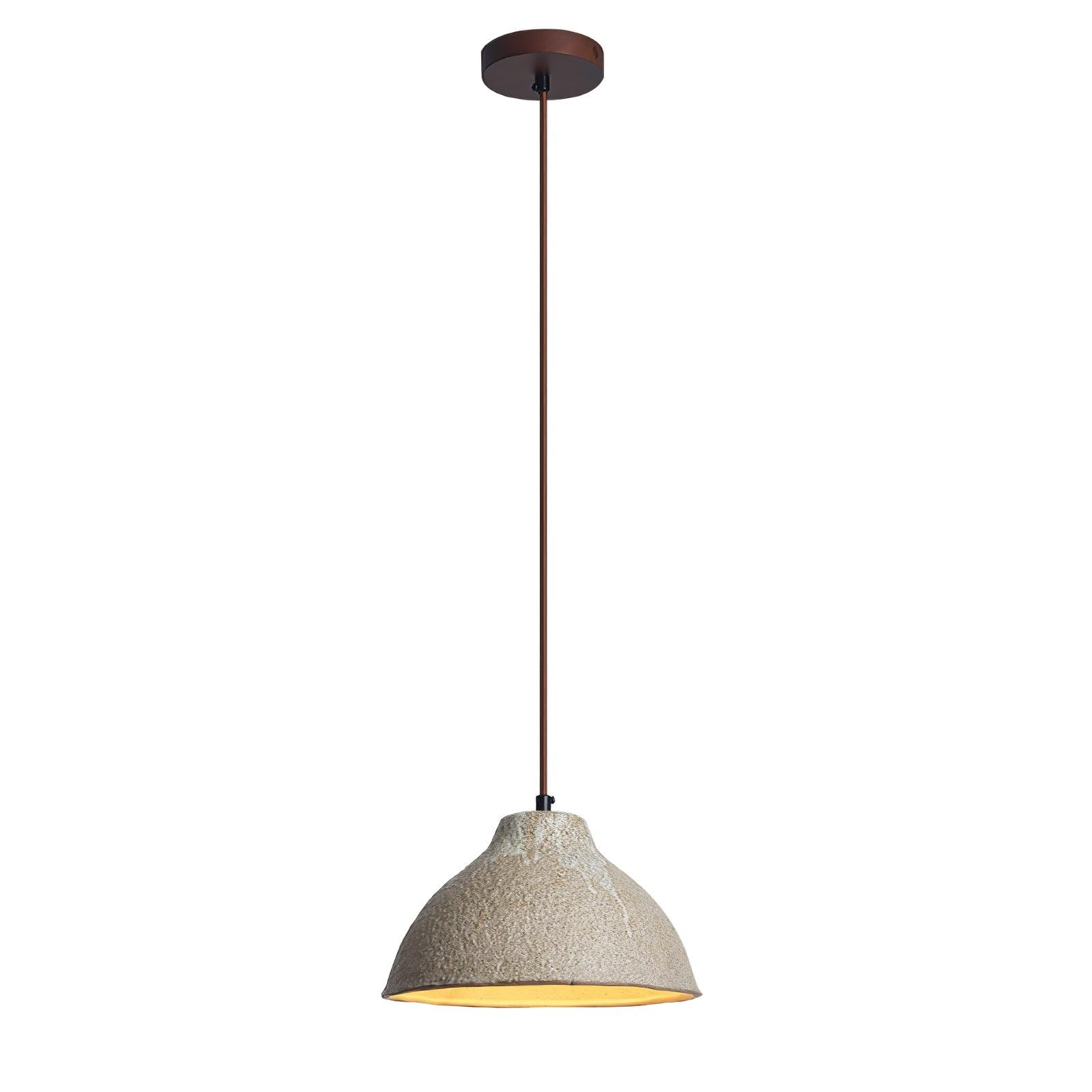 Maple Textured Ceramic Pendant Light